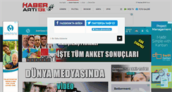 Desktop Screenshot of haberartiturk.com